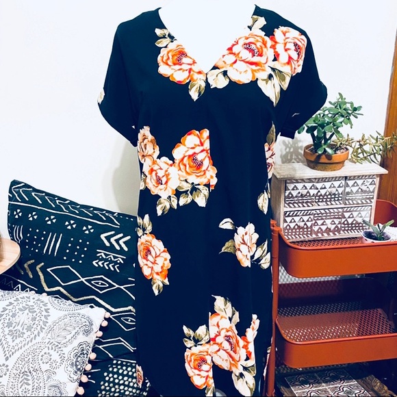 a new day Dresses & Skirts - LAST CHANCE - A New Day Pink Floral Shift Spring Dress Sz Small